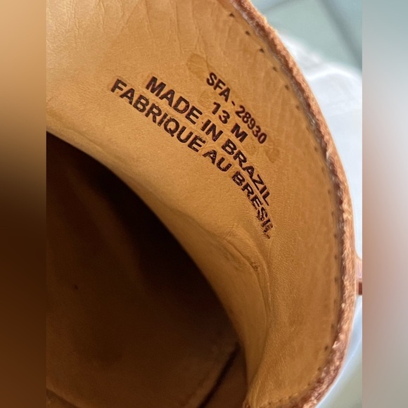 SAKS FIFTH AVENUE , Leather Loafers men’s size 13 made in Brazil - Picture 10 of 12